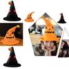 Halloween Elektryczny Kapelusz Elfa Dyni Ducha Kostium na Imprezę Festiwalową Pluszowa Zabawka Żółty 30*30*40cm Czarny 30*30*40cm