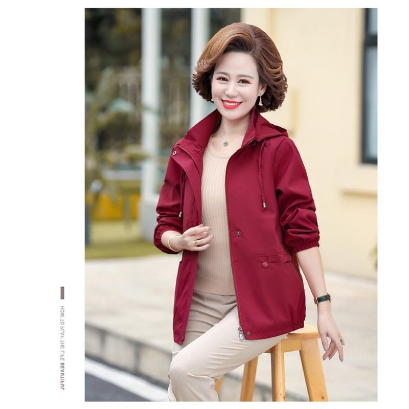 Autumn Jacket Jacket Fashion Women's Spring and Autumn Windbreaker Fashion Thin Short Jacket Top