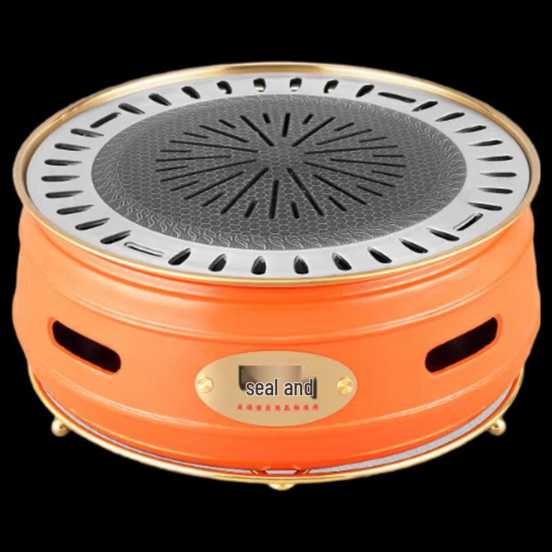 OEING BBQ Clay Drum Alloy Grill