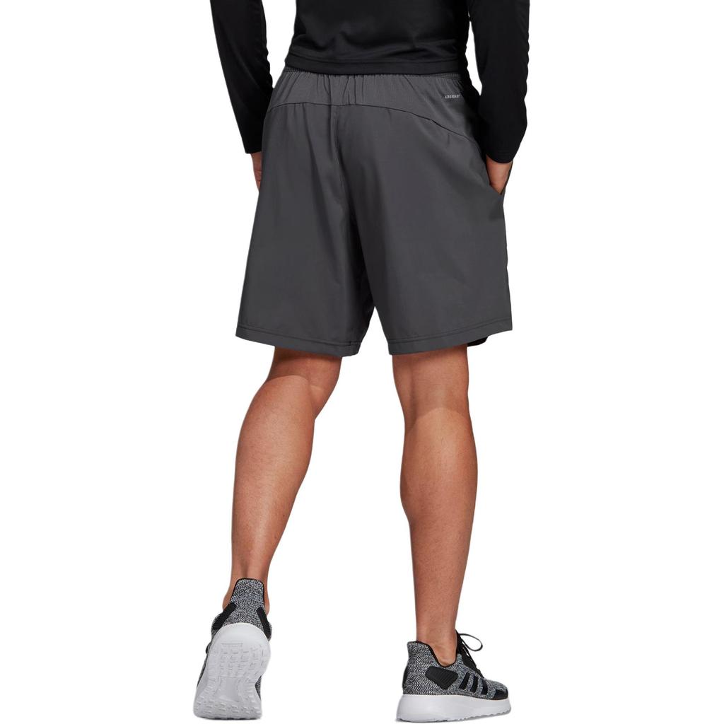 Adidas Core Comfortable Elastic Versatile Knitted Three-Quarter Pants Casual Shorts Men Shorts Gray Black DW9569