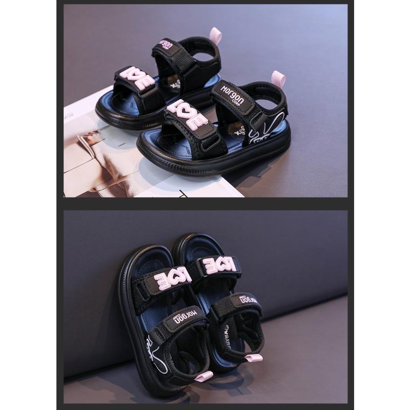 Neue Sommer-Sandalen für Mädchen - Modische Sport-Strandsandalen für Jugendliche mit offenen Zehen, weicher Sohle & Prinzessinnen-Stil