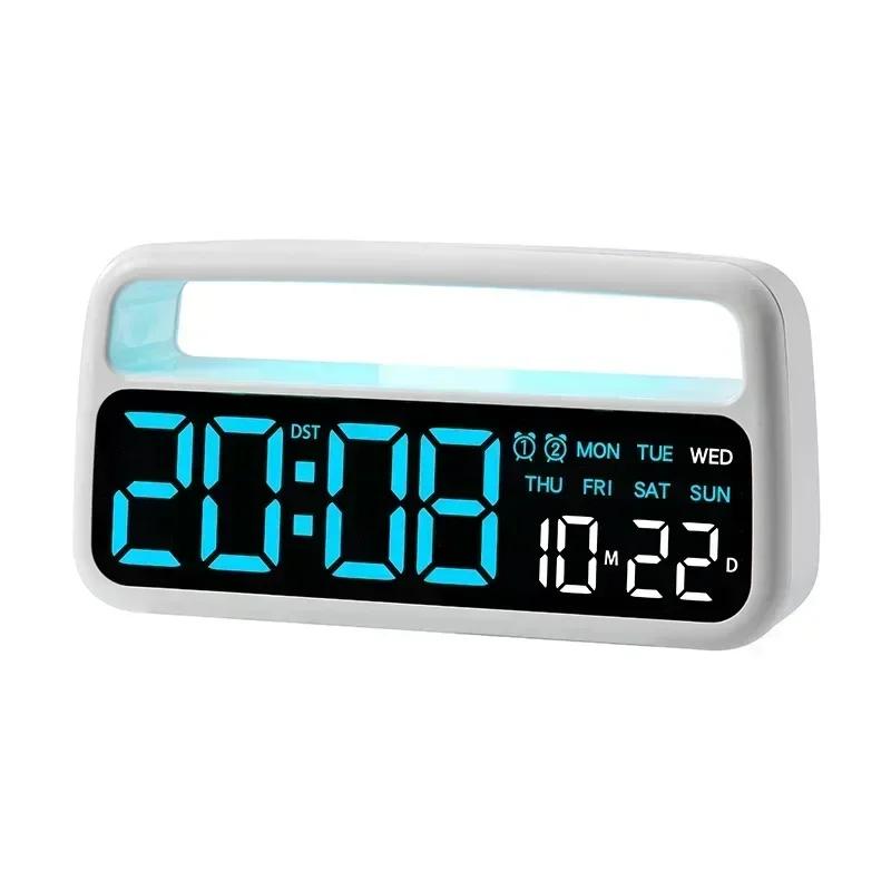 Lockable Alarm Clock with Phone Control Self Discipline Timer Timing Storage Box for Better Study Work Efficiency Desktop Clocks