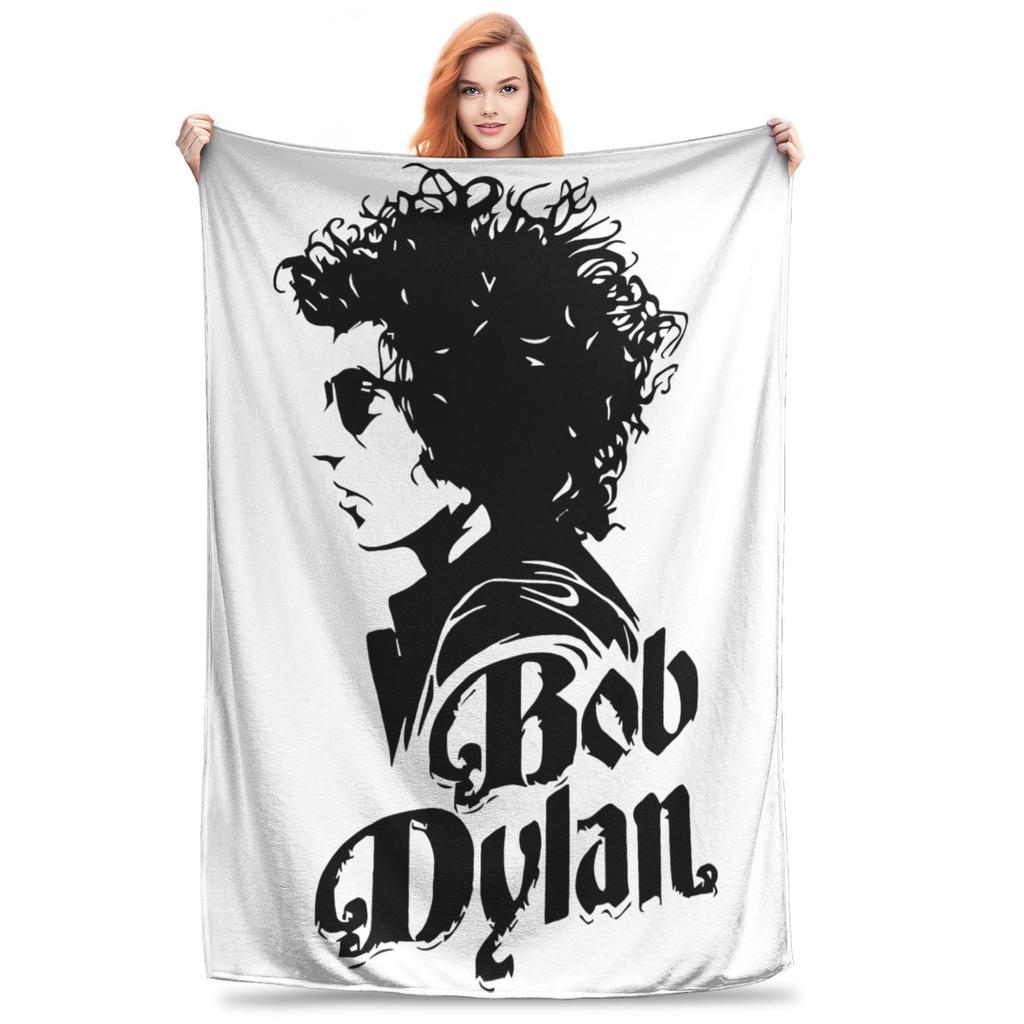 Bob Dylan Singer Folk Music Blanket Multi-size Super Soft and Warm  Throw Blankets for Sofa Couch and Bed