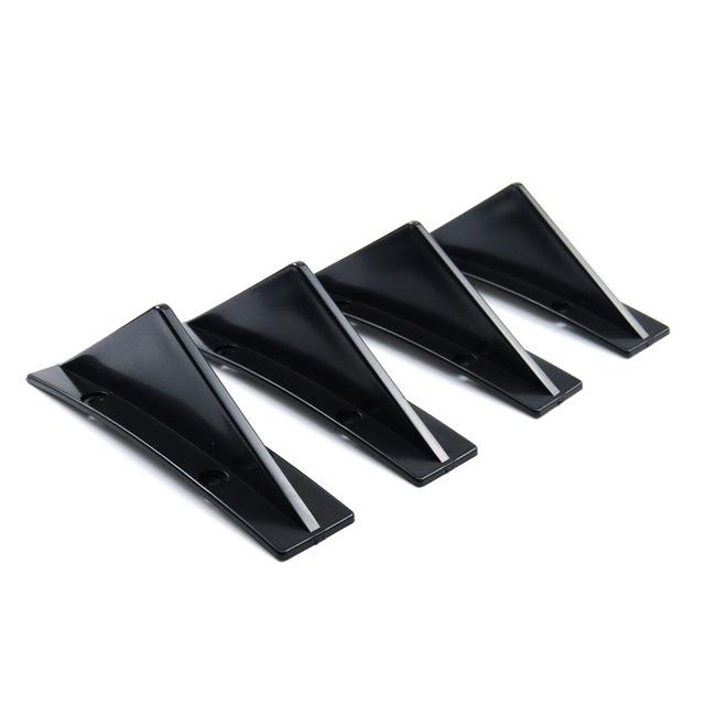 Universal Car Rear Bumper Diffuser Spoiler Abs Anti-collision For Automobiles |-f-| Spare Parts And Accessories