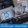 Metal Sakura Hot Shoe Cover Shutter Release Button Protective Cap for Canon Nikon Sony Leica Pentax Panasonic Camera Accessories