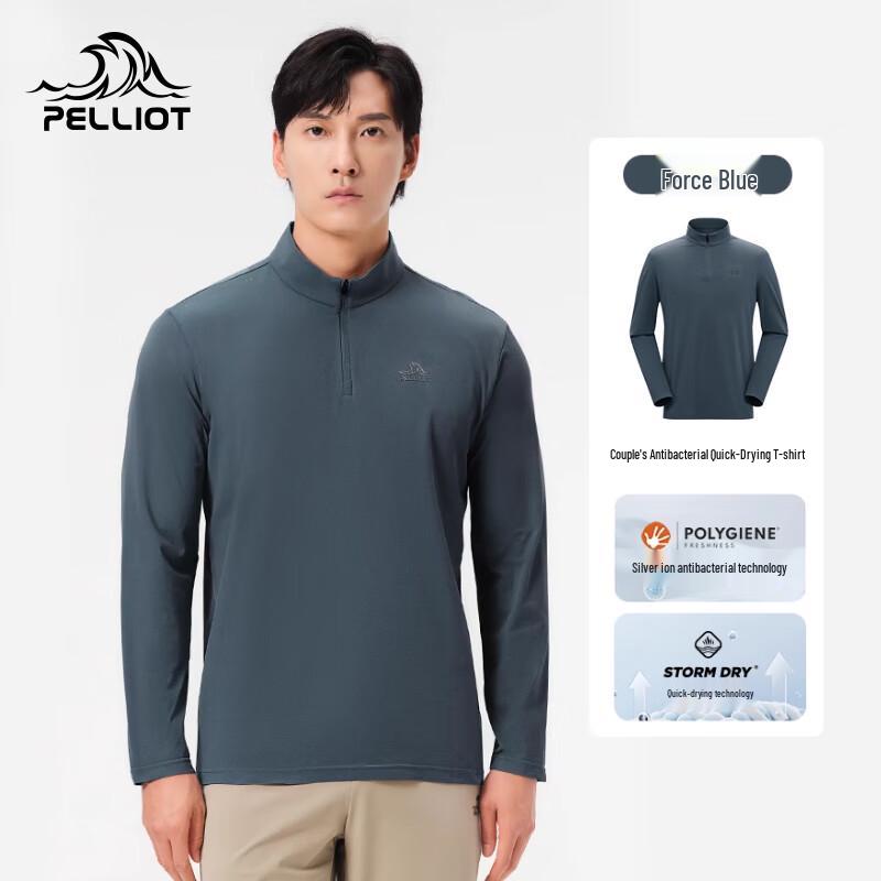 Pelliot Men's Long Sleeve Quick-Dry Outdoor T-Shirt