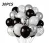 30pcs 10 Inch Multi-color Latex Balloons Set for Birthday Wedding Engagement Anniversary Bachelorette Bridal Shower Decoration
