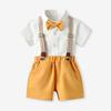 Children Boys Summer Short-Sleeved Shirts  And Shorts  Casual Two Piece