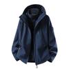 Windproof Waterproof Fleece-lined Mountaineering Suit - Unisex Warm Detachable Two-piece Set for Autumn and Winter