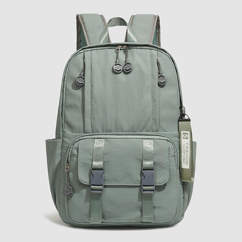 Schoolbag Ultra Lightweight Waterproof Nylon Backpack Women's Casual Versatile Outdoor Mountaineering Travel Large Capacity Travel Backpack Men