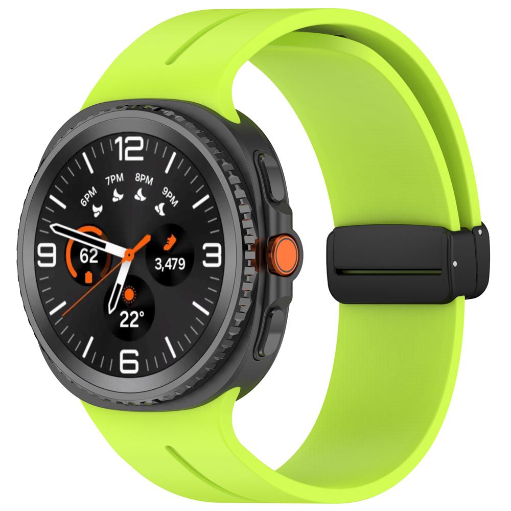 Magnetic Buckle Band For Samsung Galaxy Watch 8/Watch 8 Classic 40mm 44mm 46mm No Gaps Silicone Strap Replace Watchbands Correa