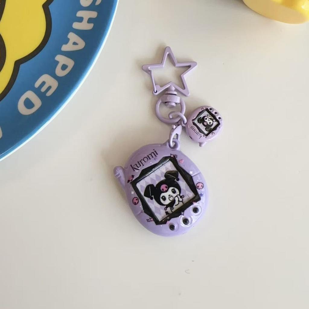 Animation Design Tamagotchi Charms Sanrio Character Collection Line My Melody Cinnamoroll HelloKitty Figure Key Ring Adorable Pendant Kid Surprise