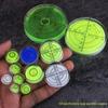 Universal Green Spirit Level with Scale - Compact Liquid Bubble Measuring Tool