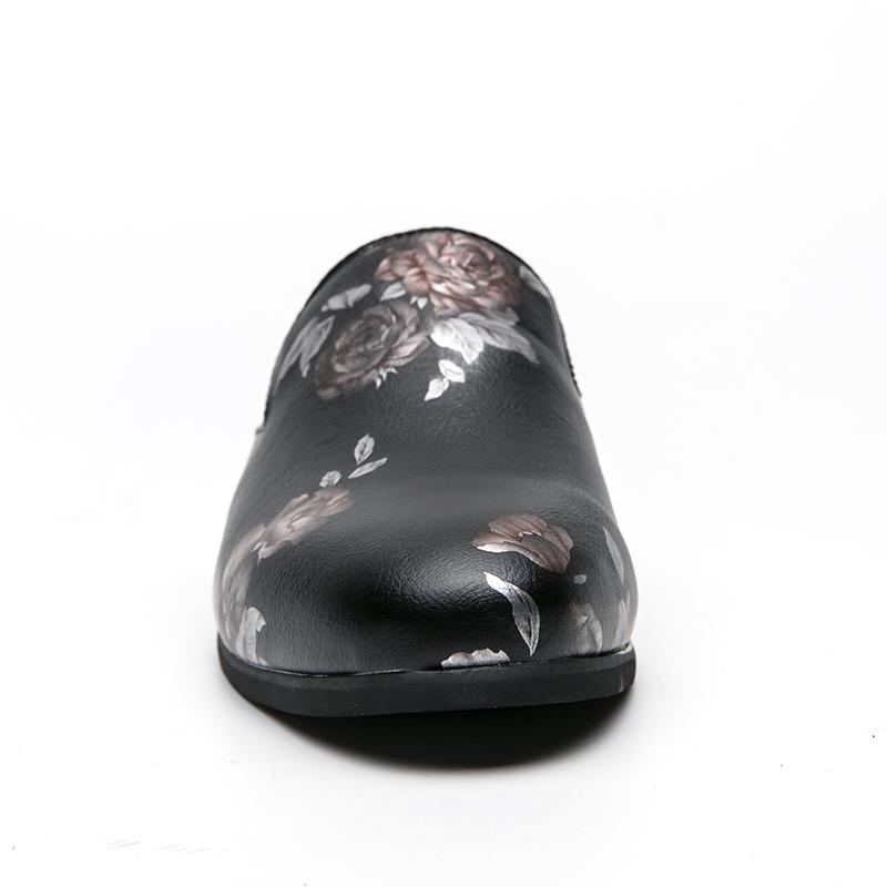Leather Shoes Man Casual Loafers Luxury Design Slip On Male Dress Shoes Leisure Style Big Size Good Wear-resistant Sole