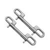 316 Stainless Steel Bolt Snap Double Head Swivel Eye Double Ended Hook 80MM Size 100MM Size D Ring Snap Water Sport