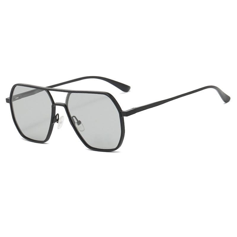 The Same Polarized Sunglasses Bring Aluminum And Magnesium Popular Fashion Sunglasses Men'S Driving Glasses Color-Changing Night Vision