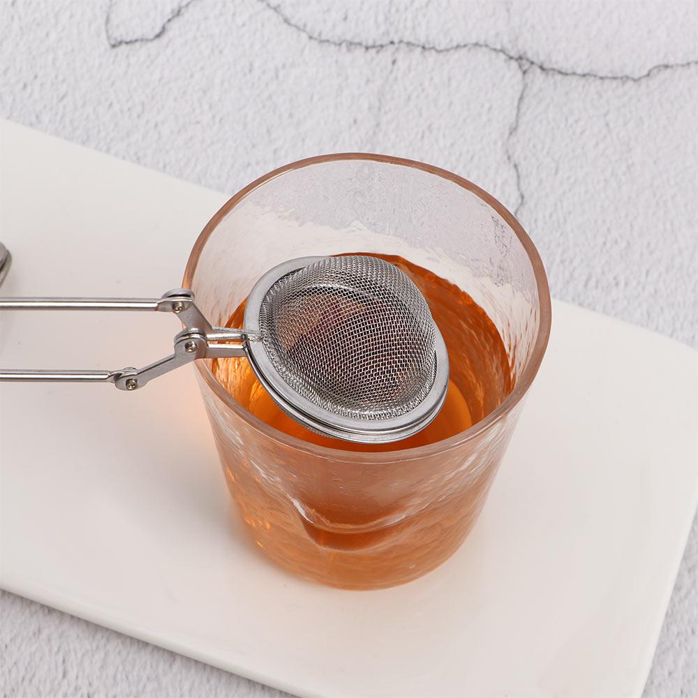 Boule à café en acier Fournitures de cuisine Diffuseur Herbe Service à thé Filtre à épices Infuseur à thé Passoire à thé