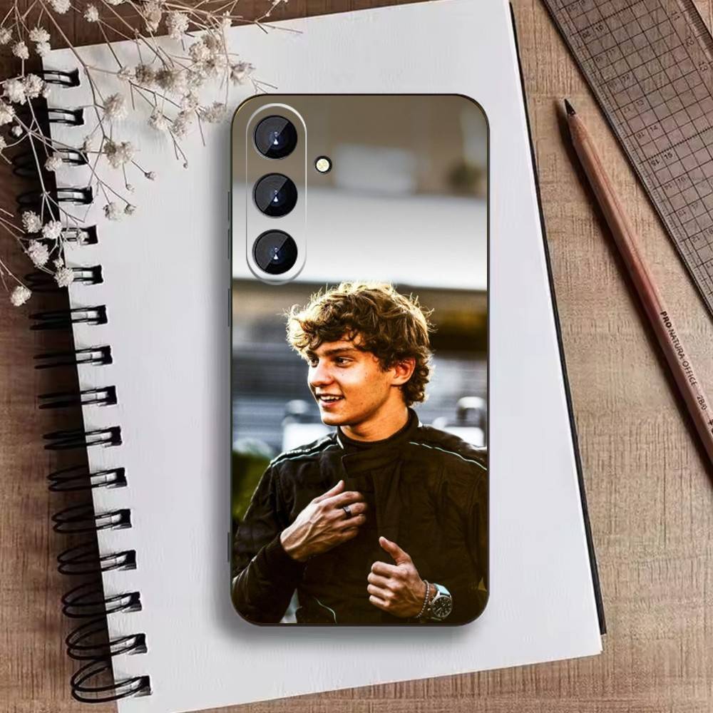 D-Kimi Cool A-Antonelli Phone Case For Samsung Galaxy A73,A21s,A22,A31,A52,A53,A71,A41Soft Black Shell