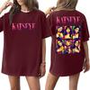 Women's Casual Printed Short Sleeve Neck T-Shirt