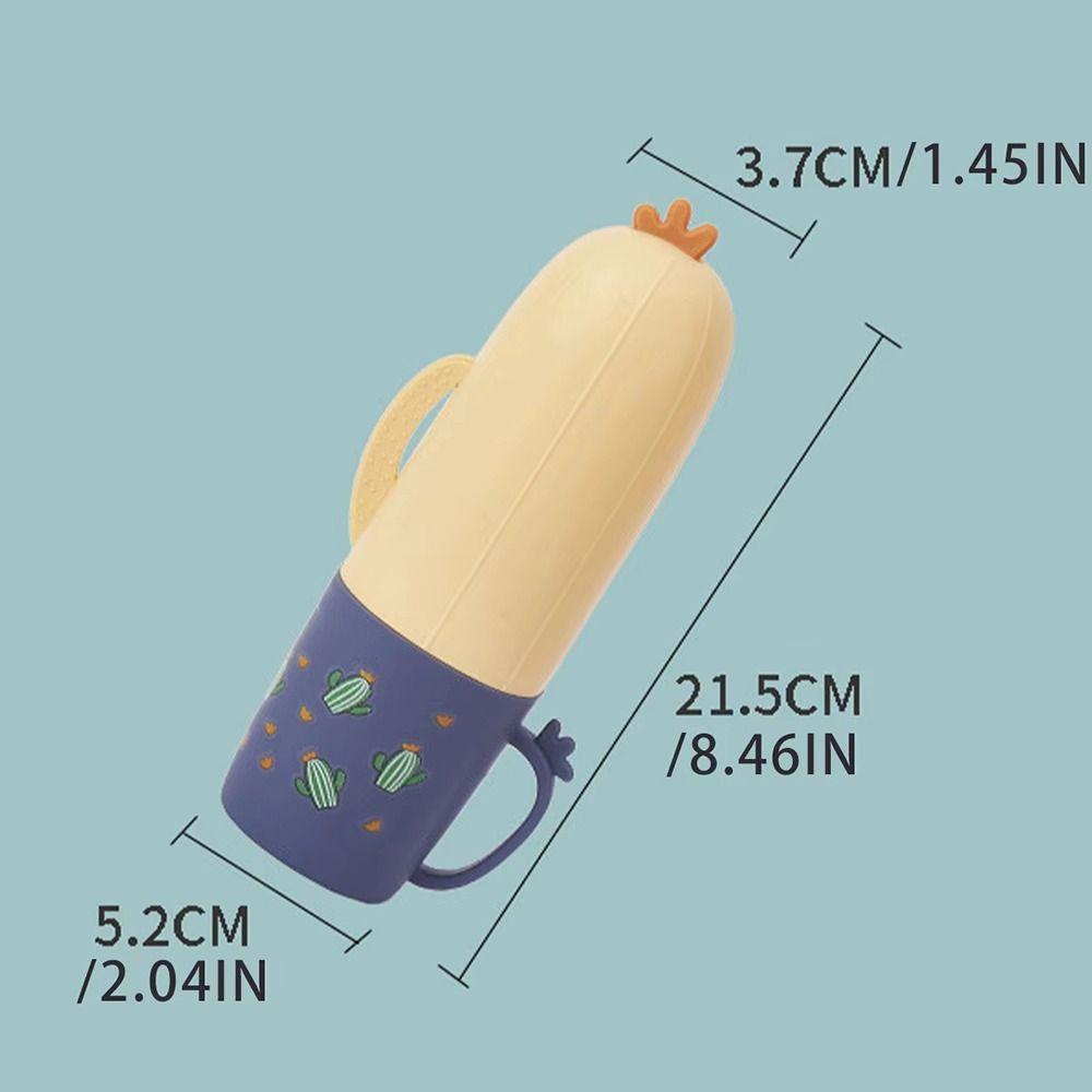 1Pcs Cute Cartoon Toothpaste Container Towel Storage Bathroom Toothbrush Cover  Travel