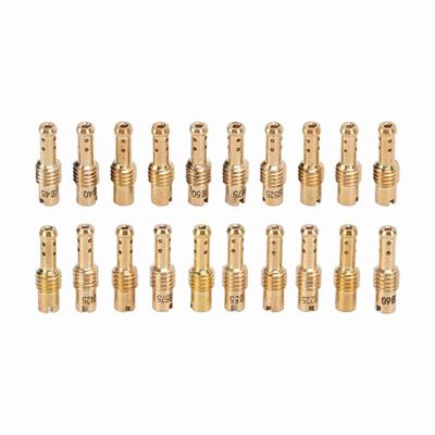20 Stück Vergaser Leerlaufdüse Set 12,5‑60 Metall Ersatz für MIKUNI VM TM TMX Vergaser