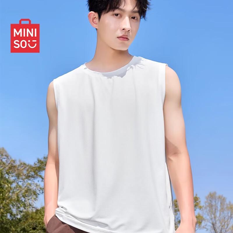 

MINISO Мужская летняя дышащая легкая спортивная жилетка без рукавов 2XL
