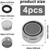 Hitefu 4 PCS 15/16 Inch Solid Brass Faucet Aerator, Kitchen Sink Aerator Replacement Parts, Male Thread Water Conserve Filter for Kitchen, Bathroom &