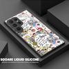 Graffiti Girl Eiffel Tower Samsung s25Ultra Phone Case Illustration S24fe Glass Case S23 Protective Case