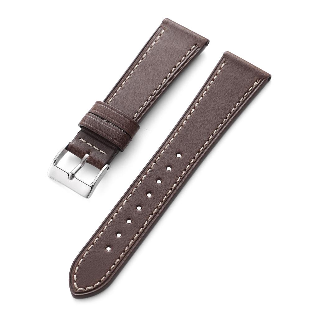 18mm 20mm 22mm Universelles Kalbslederarmband für Omega für Seiko Vintage Rindsleder Uhrenarmband Sportarmband für Herren Damen Zubehör