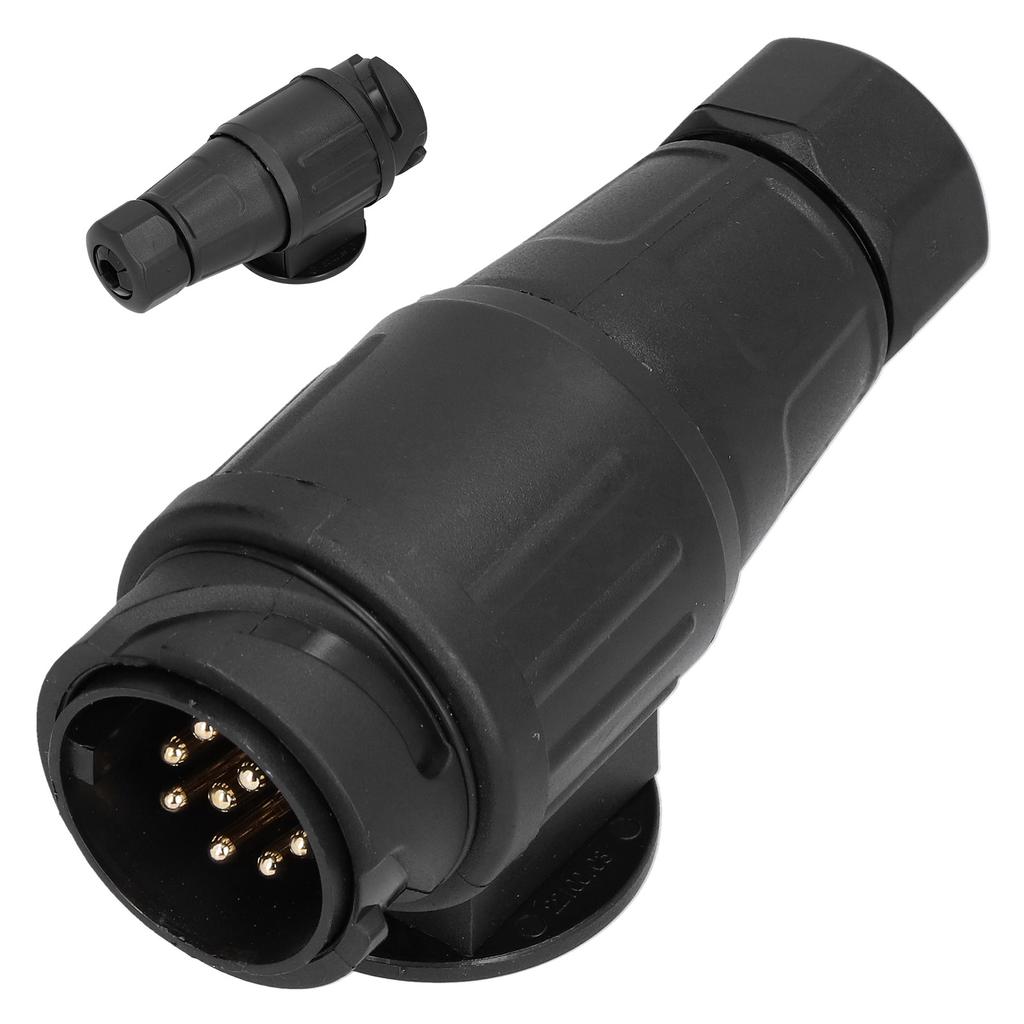 12V 13Pin Trailer Plug Adapter Wiring Connector Accessory for European Standard Car RVs Caravans
