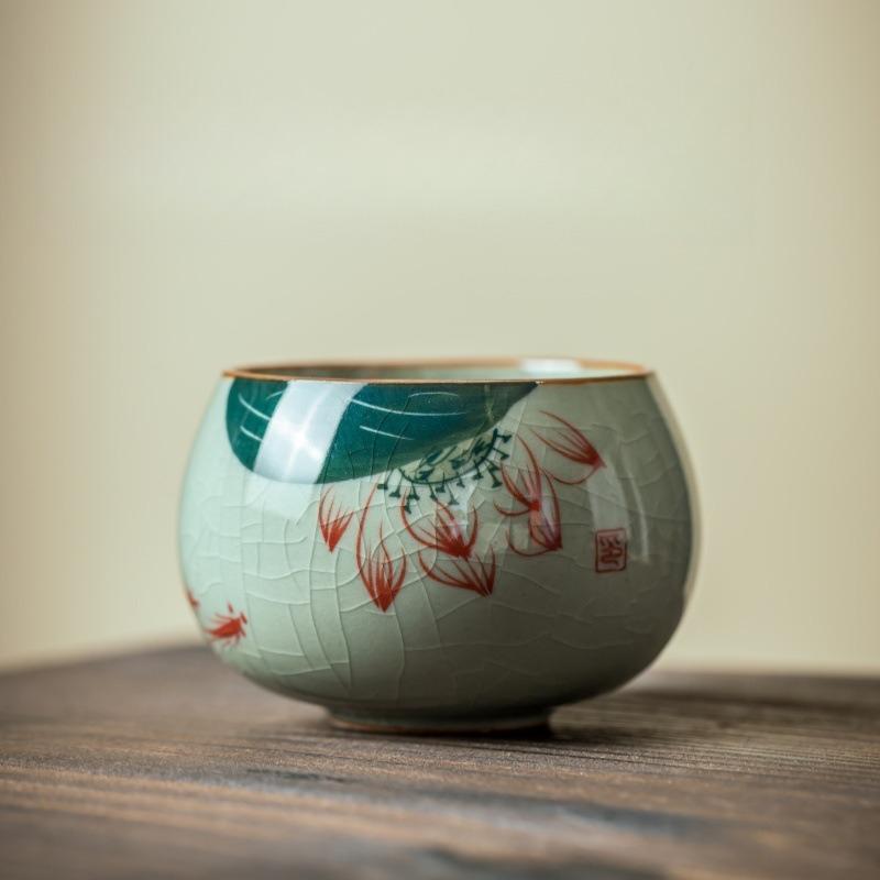 

Handmade Ceramic Tea Cup, Porcelain Tea Bowl, Espresso Cups, Pottery Coffee Mug, Afternoon Teacup Mugs, Coffee Cups, 6PCs Set 200ml