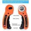45mm Rotary Cutter + 10 X Blade Quilting Quilted Fabric Paper-cut Fabric