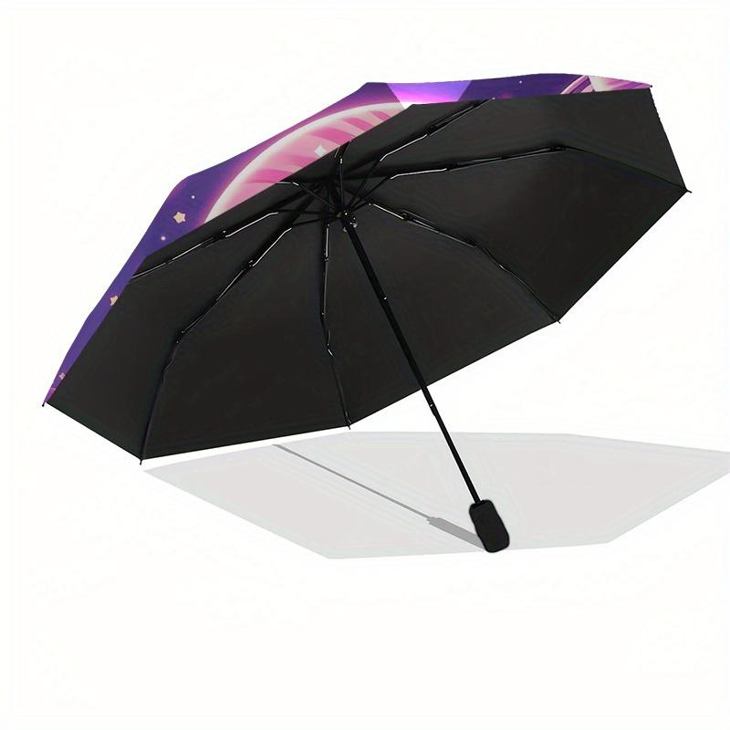 1pc Hello Kitty Space Adventure Umbrella with Plastic Handle,Suitable for All Seasons Home Travel Outdoor UmbrellaSanlio602