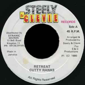 

7inch Record CUTTY RANKS Retreat NONE Steely Clevie 1990 Jamaica Reggae Ska Dub Used
