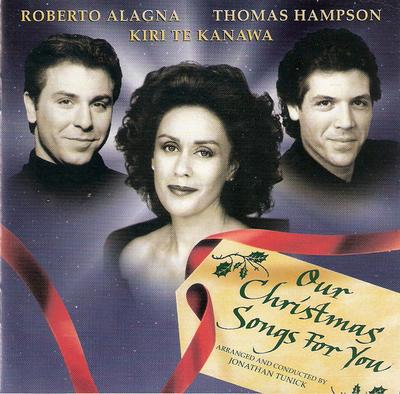 CD TE KANAWA, KIRI, ALAGNA; HAMPSON - Christmas Songs  724355617620 EMI Classics 1996 US Music Others Used