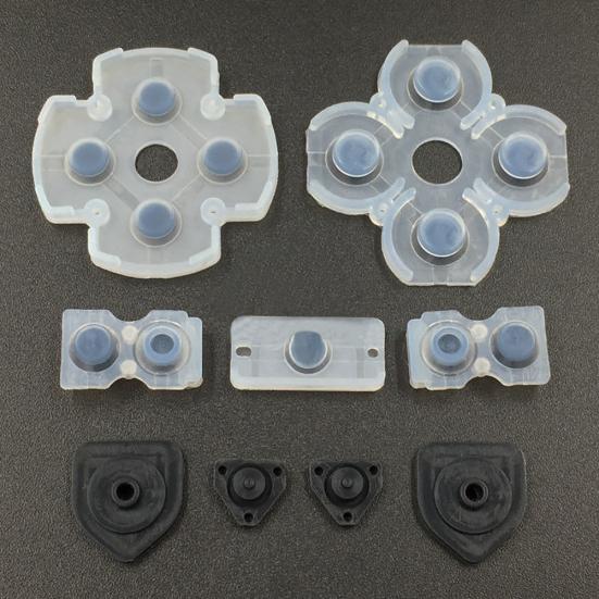 Replacement Silicone Gamepad for PS4 Controller Conductive Pad Repair Parts