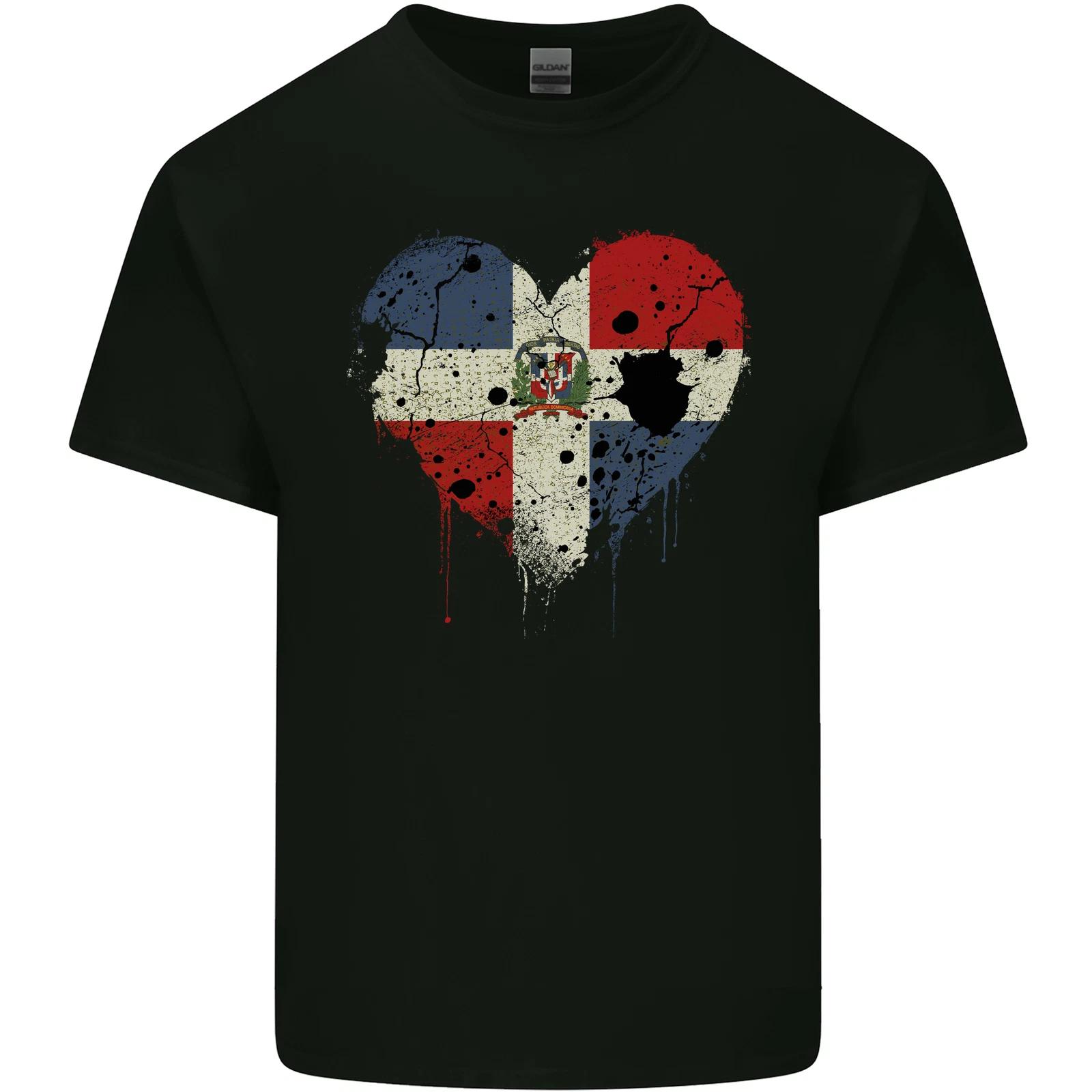 Love Dominican Republic Flag Dominicanos Day Kids T-Shirt Childrens M
