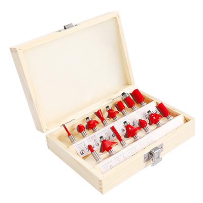 15-teiliges Fräser-Fräser-Set, Hartmetallschaft, Mühle, Holzbearbeitung, Trimmen, Gravieren, Schnitzen, Schneidwerkzeug