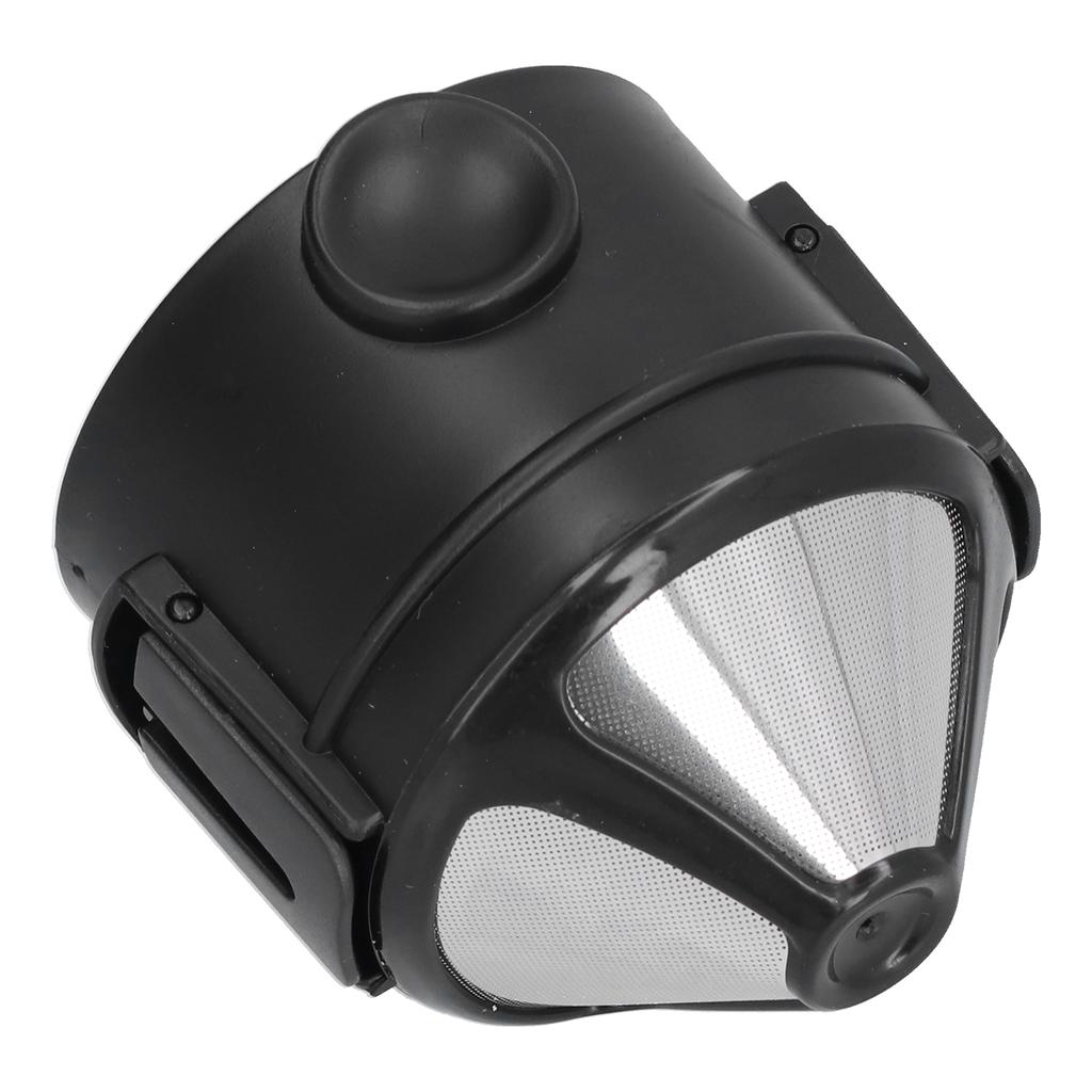 Kegelförmiger Kaffeefilter Edelstahl Faltbar 2-lagiger Kaffeetropfer Werkzeug für Heim- und Bürogebrauch