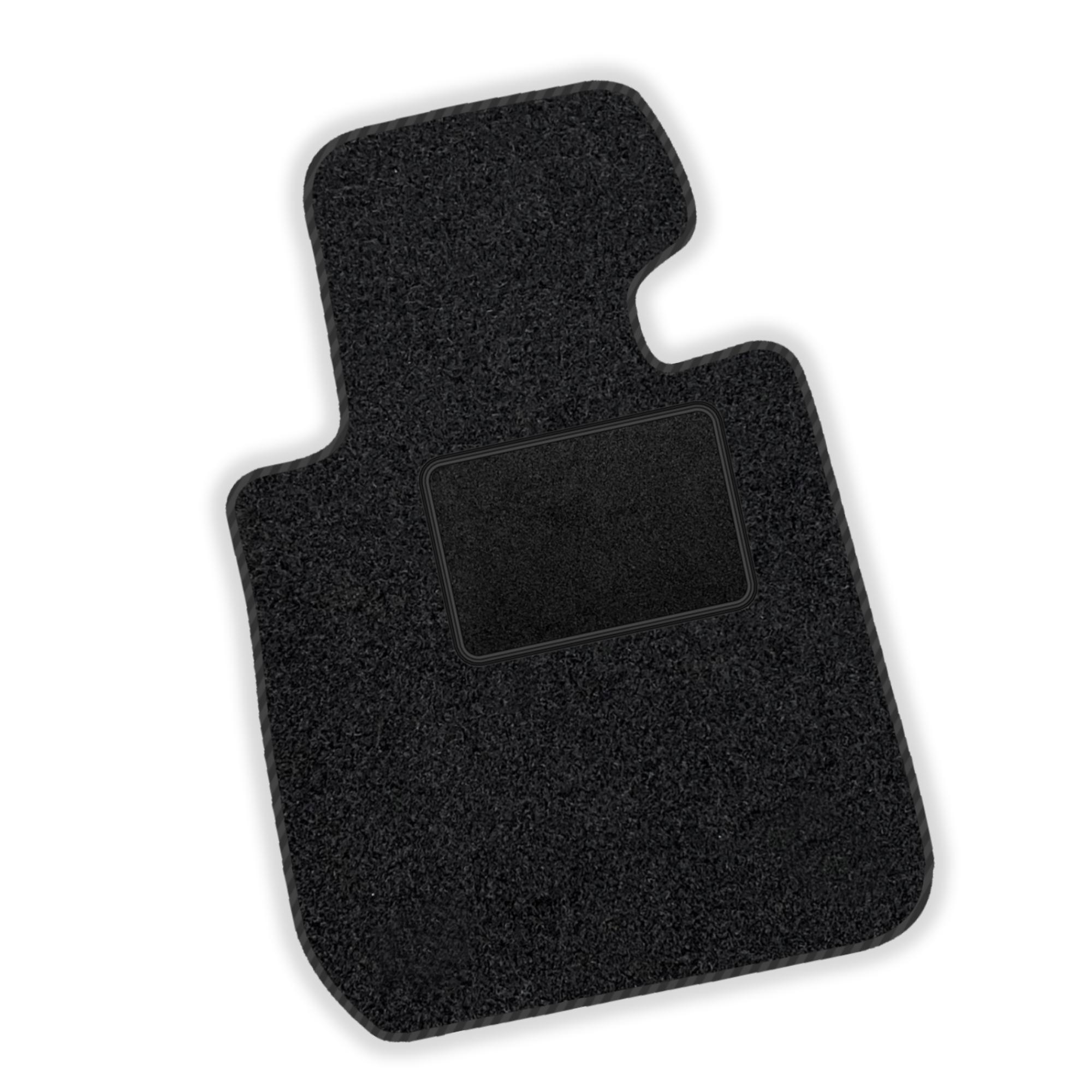 Moltico Carmats - FI008 - Matset voor Fiat 500 - Zwart - Anti-slip onderkant