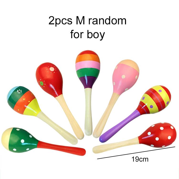 2 Stück Sandhämmer Holzspielzeug 2 Größen verfügbar Musikinstrument Kinder Orff-Instrumente Gehirnfördernde Montessori-Spiele TMZ