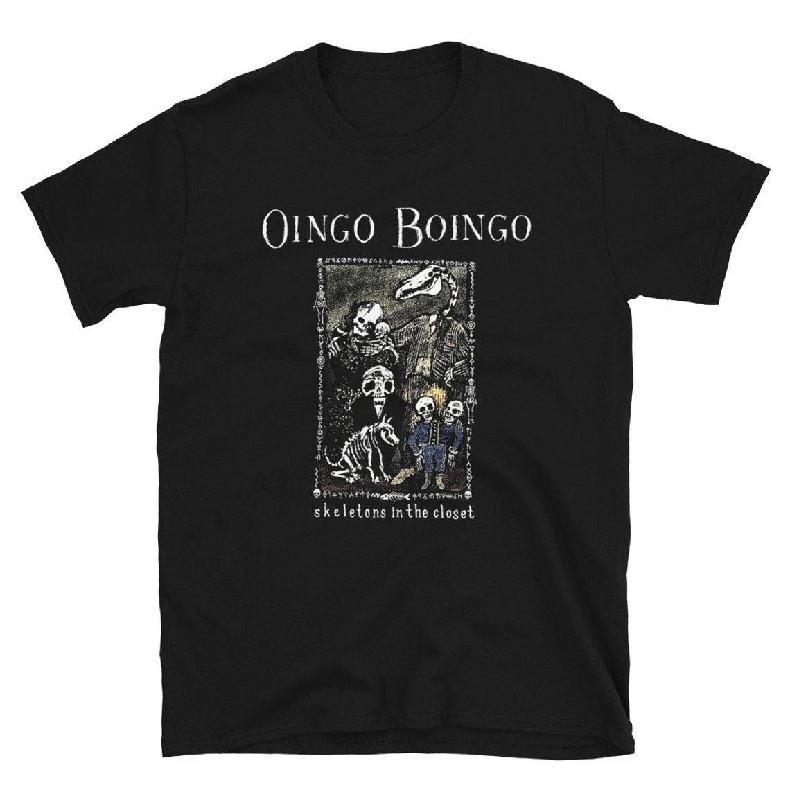 Oingo Boingo Shirt, Skeletons in the Closet Unisex T-shirt S-5XL Q4714 4XL