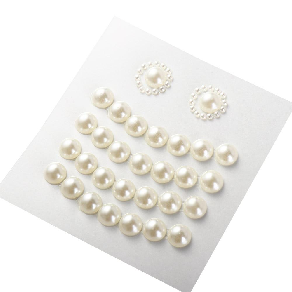 Pearls Eyeliner  Decals Body Colored  Face Rhinestone Stickers Face Tattoo Stickers
