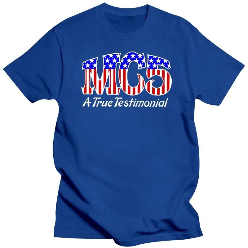 Summer Harajuku Custom  New Mc5 Logo Rock Men'S White Black Usa Size T-Shirt S M L Xl 2Xl 5xl Zm1 Short-Sleeved Tee Shirt