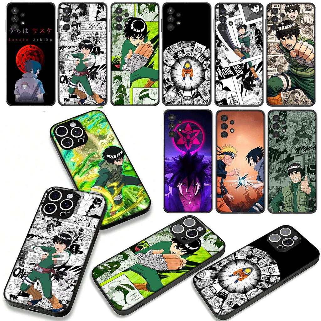 Phone Cover Rock Lee Sasuke Uchiha Narutos Casing for Apple iPhone 16 15 14 Plus 13 12 Mini 17 Pro Max + ProMax 16E Air 15+ Case