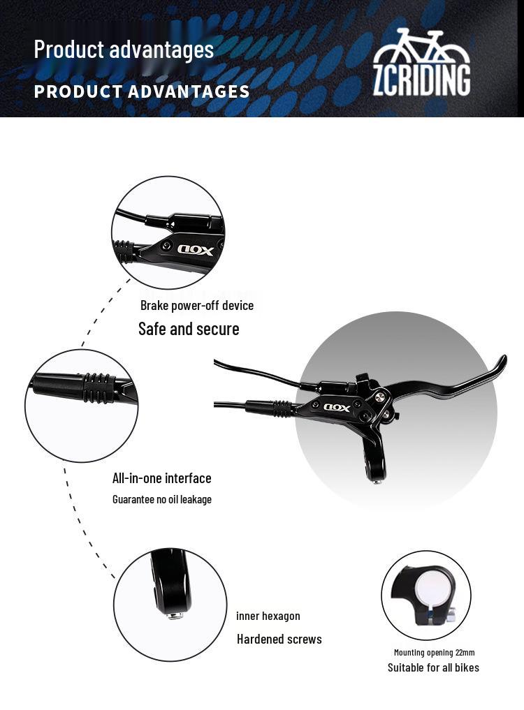 Universal Hydraulic Disc Brake Kit for Mountain Bikes
