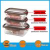 Lock&Lock Heat-Resistant Glass Food Storage Container 3-Piece Set