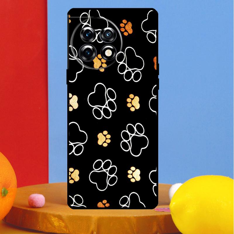 Dog Friends Cat Pet Paws Cover For OnePlus 12 11 13 13R 12R 10 Pro 8T 10T OnePlus Nord 4 CE 2 3 Lite N10 N20 N30 Case