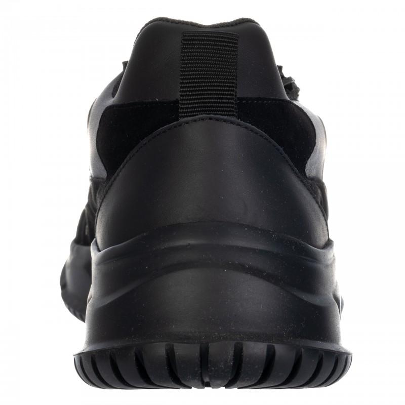 Zapatillas Iceberg de cuero italiano nuevas totalmente negras - Talla: 44