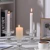 Nordic Retro Glass Candlestick - Romantic Candlelight for Weddings, Restaurants, and Parties